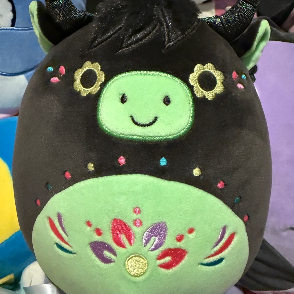 Squishmallows 8" Day of the Dead Catrina the Highland Cow Plush Squishy